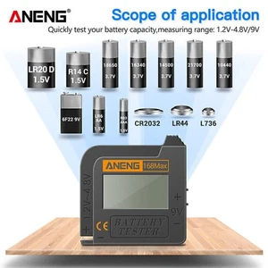 Probador de batería digital ANENG BT-168 PRO herramienta de diagnóstico de capacidad de batería - Imagen 1 de 11