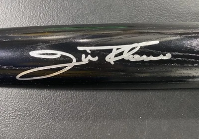 Bate de béisbol negro firmado por Jim Thome Louisville Slugger Foto 1 de 3