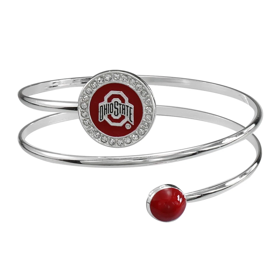 Ohio State Buckeyes Women's Bell Bracelet Wrap Arm Cuff NCAA - Image 1 of 1