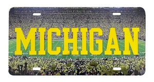 Michigan Wolverines Nummernschild The Big House Michigan Stadium Wincraft - Bild 1 von 2