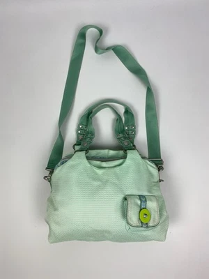 Y2K George Gina & Lucy Nicki Menag3 Mint Woven Shoulder Crossbody Bag 2000s - Image 1 of 4