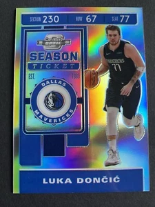 ** 2019-20 Panini Contenders Optic Season Ticket Silver Prizm #34 LUKA DONCIC ** - Bild 1 von 2