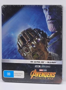 Avengers : Infinity War (4k Ultra HD + Blu-ray, Steelbook, Region Free) Sealed - Imagen 1 de 6