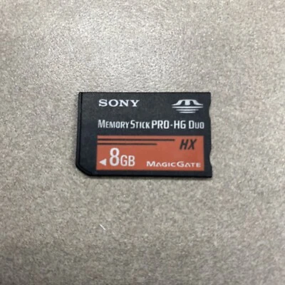 Genuine SONY 8GB Memory Stick PRO-HG Duo MS-HX8B 8GB PSP CYBERSHOT - Image 1 of 2