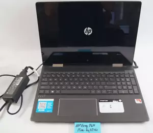 HP ENVY X360 7265NGW 15M-BQD21DX 15.6in 2.7GHz 8GB Mem PoR C152 - Picture 1 of 11