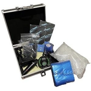 New mast tattoo machine dragon hawk full kit needle cartridge supplies with case - Picture 1 of 7