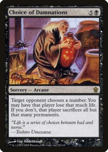 Choice of Damnations - Saviors of Kamigawa (SOK) MTG - MP - Picture 1 of 1