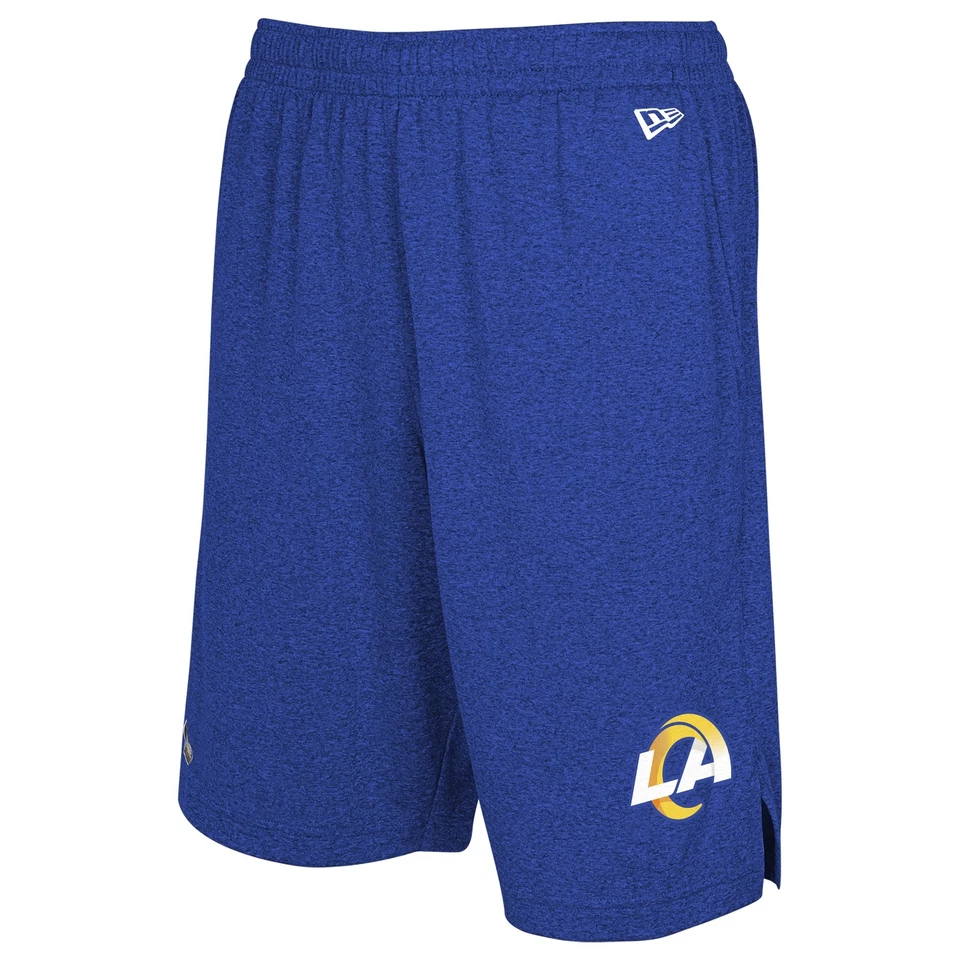 Pantalones Cortos New Era NFL Para Hombre Los Angeles Rams Ground Running Performance, Azul Foto 1 de 1