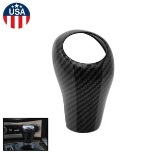 Carbon Fiber Shift Knob Cover Protective Case Mercedes-benz W204 W212 C E Class - Imagen 1 de 11