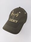 Lucky Buck Strap Back Hat Adjustable Cap Dear Antlers Elk Rack