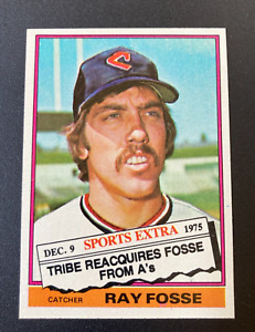 Ray Fosse 1976 Topps #554T Traded Baseball CardEX/MT to NM