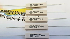 Resistencia de alambre de cerámica axial 7W SV7BAU R56J paquete de 5 (0R56) - Imagen 1 de 1