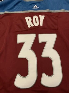 Patrick Roy Colorado Avalanche Jersey With fight strap Size 54 NWT - Picture 1 of 5