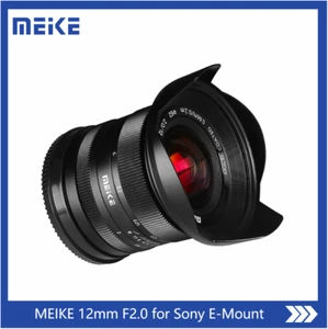 Meike 12mm F2.0 Wide Angle Lens APS-C Manual Focus For Sony E Mount A6400 A5000 - Picture 1 of 8