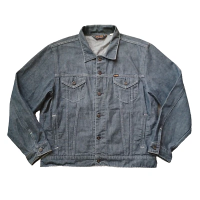 Винтажный Ralph Lauren Polo джинсы Co куртка мужская средний синий классический джинсовой ткани - Изображение 1 из 4