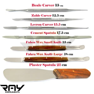 Alginate Plaster Spatula Fahen Sock Wax & Modeling Knives Laboratory Instrument - Picture 1 of 21