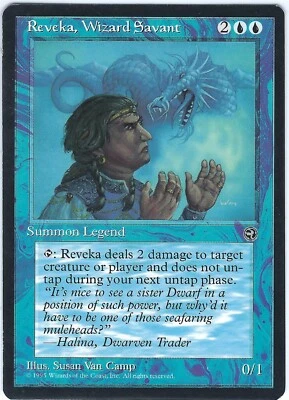 Reveka, Wizard Savant – Homelands – MTG Magic the Gathering Card - Image 1 of 2
