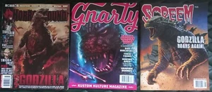 Godzilla Magazine Movie Lot X 3 USA - Picture 1 of 4