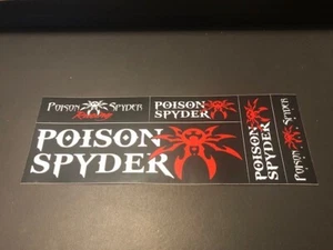 POISON SPYDER OFFROAD PRODUCTS 5PC STICKER SHEET - Picture 1 of 1