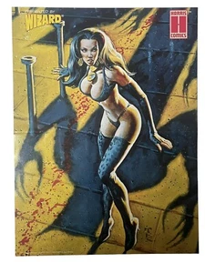 1997 Wizard Poster Pantha and Harris Logotype, Hulk Marvel 10-1/4" x 13-3/4" - Picture 1 of 4