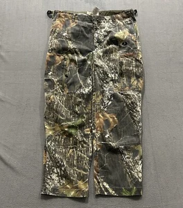 Vintage Russell Outdoors Pants Mens Large 38x31 Mossy Oak Camouflage Double Knee - Picture 1 of 12