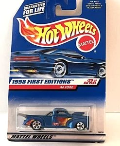 Hot Wheels by Mattel 1998 First Editions 40 Ford #654 in Package - Picture 1 of 8
