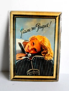PLAQUE METAL - 29076 J'AIME MA PEUGEOT 15x21cm - Ed. CLOUET - NEUF SOUS BLISTER - Picture 1 of 2