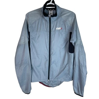 Chaqueta cortavientos Louis Garneau para hombre S Blink RTR ciclismo acero gris nailon bicicleta Foto 1 de 4