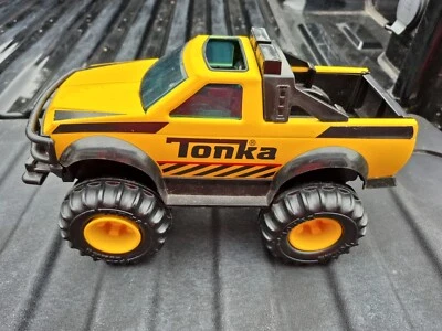 TONKA Metal Pick Up Truck TO5 2012 Steel 4x4 Yellow 2012 Funrise - Image 1 of 4