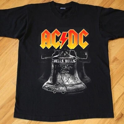 CAMISETA ACDC Hells Bells Premium Classic Rock Unisex Algodón Foto 1 de 4