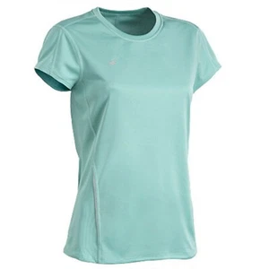 NEW BALANCE WOMEN'S TEMPO TEE 2.0 ANGEL BLUE SMALL NWT $28 LIST - Picture 1 of 3