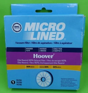Hoover 59157014 413207 Elite Rewind Vac HEPA Exhaust Flter by DVC Made No.413207 - Picture 1 of 3