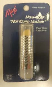 ¡Lápiz labial vintage! Max Factor! "Maxi - Lápiz labial húmedo ""No del todo"" ¡Claramente natural! - Imagen 1 de 6