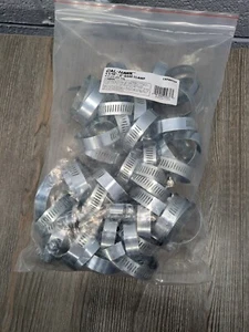 Juego de abrazaderas de manguera helicoidal ajustables de 50 piezas de 1-1/16" a 2" para aire, automóvil y jardín - Imagen 1 de 2