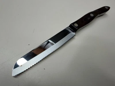 CUTCO CLASSIC HANDLE 3721 SANTOKU STYLE TRIMMER KNIFE USA *BROKEN TIP* - Image 1 of 4