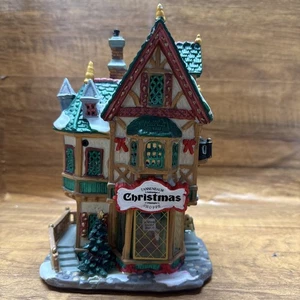 Lemax Carole Towne Collection Tannenbaum Christmas Shoppe 2003 Lighted Village - Bild 1 von 14