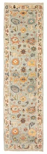 Vintage Hand-knotted Runner Rug 2'6" x 9'9" Traditional Wool Carpet - Picture 1 of 9
