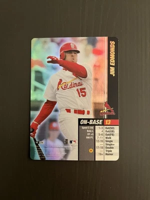 2003 MLB Showdown Jim Edmonds Base Set FOIL #274 Cardinals - Image 1 of 2