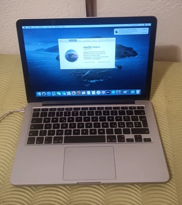 macbook  air a1425 13,3" 2012  i5  8gb 128gb ssd OSX CATALINA - Immagine 1 di 4
