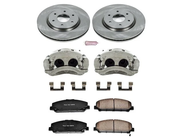 Kit de pastillas de freno delanteras y rotor para Infiniti QX56 MD497ZT 2006-2007 Foto 1 de 1