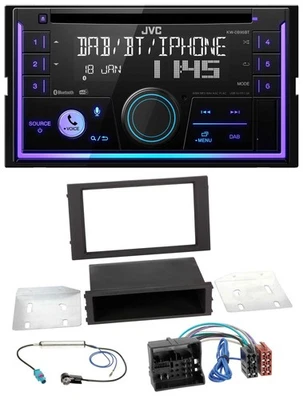 JVC MP3 USB 2DIN DAB Bluetooth CD Autoradio für Seat Leon (ab 2014) - Bild 1 von 4