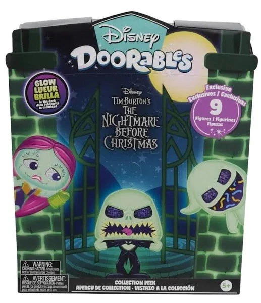 Disney Doorables Pesadilla antes de Navidad Colección Peek Brilla en la Oscuridad Foto 1 de 1