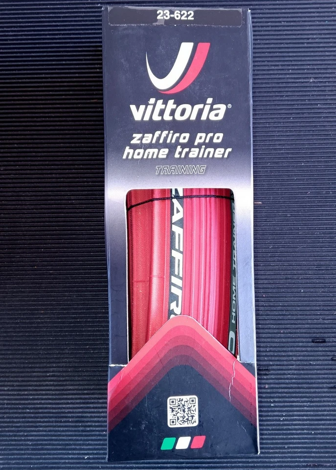 Pneu Vittoria Zaffiro Pro Home Trainer, 700x23 dobrável, vermelho - Imagem 1 de 1