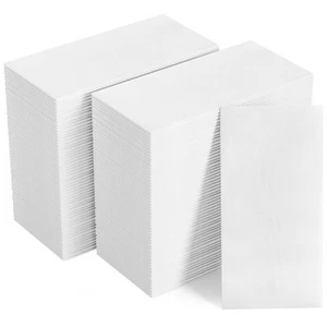 480 Disposable Bathroom Napkins, Linen-Feel Paper Guest Towels, Soft and Abso... - Picture 1 of 7