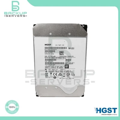 HUH721010ALE601 HGST Ultrastar 10TB 7.2K SATA 6Gb/s 3.5in Hard Drive - Image 1 of 3