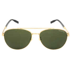 Montblanc Green Pilot Men's Sunglasses MB0081SK 002 61 MB0081SK 002 61