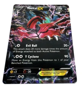 Pokemon TCG Karte Basic Yveltal EX Holo Black Star Promo XY08 Ultra Rare LP - Bild 1 von 18