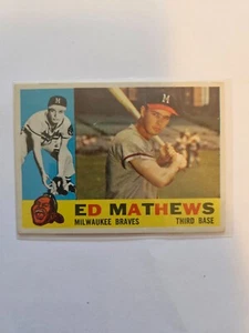 1960 TOPPS EDDIE MATHEWS #420 VG/EX COMBINED SHIPPING - Picture 1 of 2