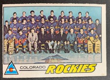 1977-78 O-Pee-Chee OPC Hockey - #76 Colorado Rockies Team Checklist