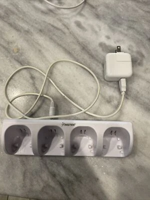 Wii Remote Battery Charger, 4 in 1 Wii Remote Charging Dock Station with 4 - Image 1 of 2